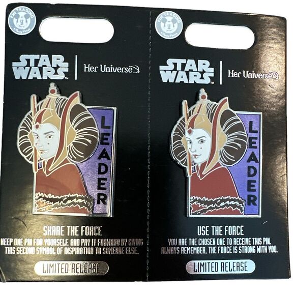 NEW Disney Parks pin | Star Wars Her Universe set of 2 pins - Picture 1 of 2